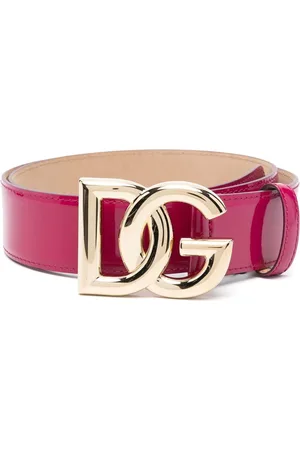 Dolce & Gabbana DG-Logo Calfskin belt