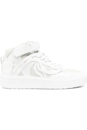 Stella McCartney Logo patch faux leather sneakers