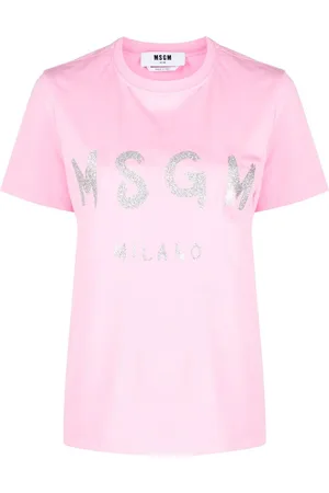 Msgm Logo-print short-sleeved T-shirt