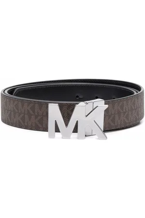 Michael Kors Logo-print leather belt