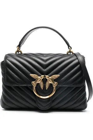 Pinko Love quilted top-handle bag