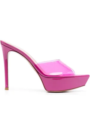 Gianvito Rossi Betty 125mm platform mules