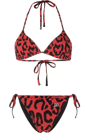 Dolce & Gabbana Leopard-print bikini set