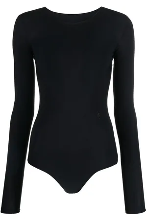 Maison Margiela Round-neck long-sleeve bodysuit