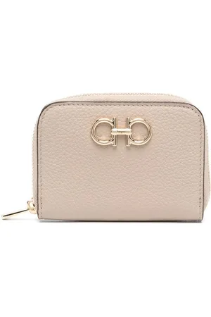 Salvatore Ferragamo Gancini-plaque leather purse