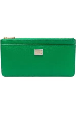 Dolce & Gabbana Logo-plaque leather wallet
