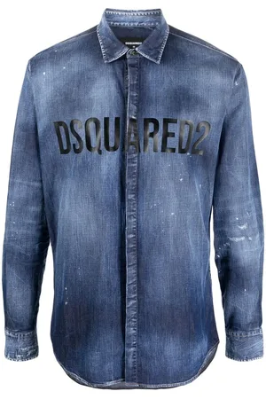 Denim Shirts in the color blue for Men on sale | FASHIOLA.in