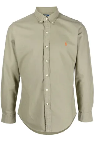 Ralph Lauren Logo-embroidered cotton shirt
