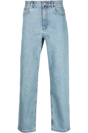 A.p.c. Le New Sailor Degrade Straight Jeans In Blue