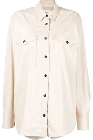 Isabel Marant Coated long-sleeve shirt