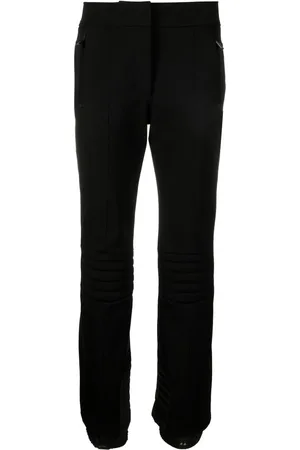 Moncler logo-patch Ribbed Flared Trousers - Farfetch