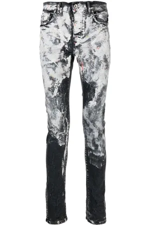 Purple Brand Heavy-paint slim jeans