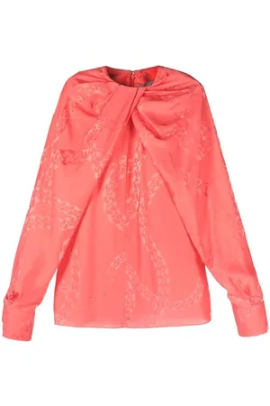 Stella McCartney Chain-link print blouse