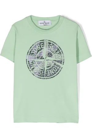 Stone Island Compass-print cotton T-shirt