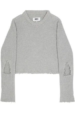Maison Margiela Cut-out ribbed jumper