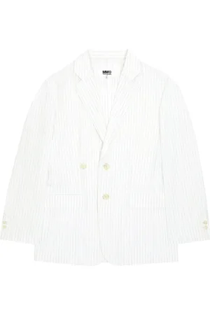 Maison Margiela Pinstriped single-breasted blazer