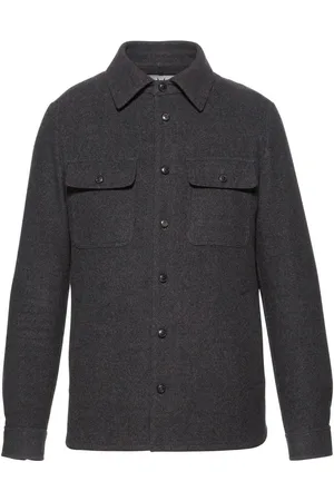 Norwegian Wool Long-sleeved wool shirt jacket