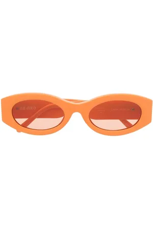 Linda Farrow X The Attico Berta rectangle-frame sunglasses