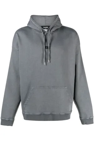 Dsquared2 Embroidered-logo long-sleeve hoodie