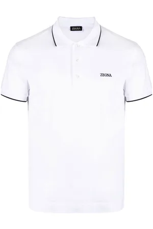 Ermenegildo Zegna Embroidered-logo polo shirt