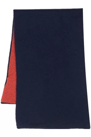 DELL'OGLIO Men Scarves - Intarsia knit colour-block scarf