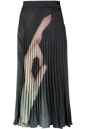 Maison Margiela High-waisted pleated skirt