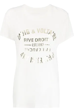 Zadig & Voltaire Walk foil-print T-shirt