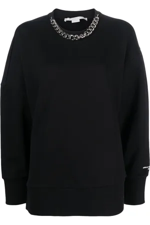 Stella McCartney Chain-link cotton sweatshirt