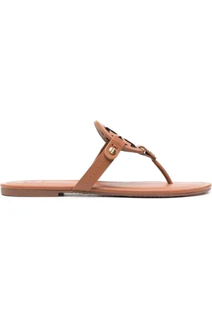 Gold tory best sale burch sandals