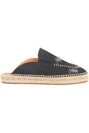 Maison Margiela Embroidered espadrille mules