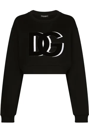 Dolce & Gabbana DG-logo cropped sweatshirt