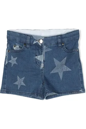 Stella McCartney Star-print denim shorts