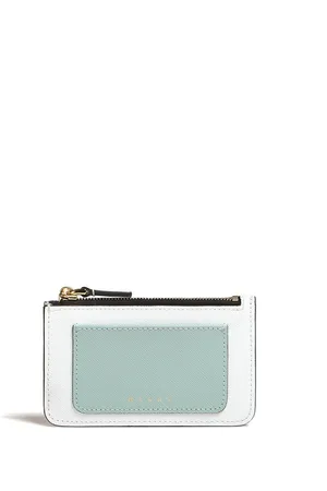 Marni Logo-embossed leather wallet