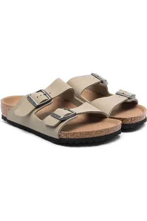 Birkenstock Arizona Shearling big-buckle Sandals - Farfetch