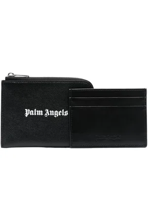 Palm Angels Logo-print zip-fastening wallet
