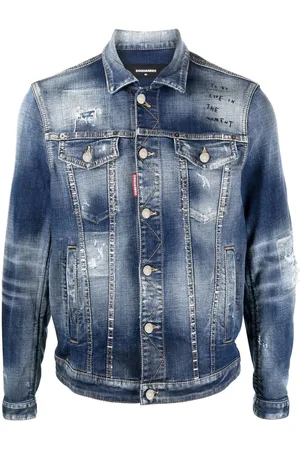 Buy Dsquared2 Denim Jackets online - Men - 38 products | FASHIOLA.in