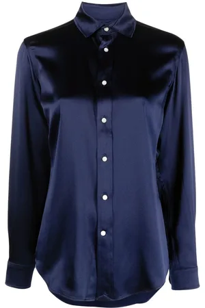 Ralph Lauren Long-sleeved silk shirt