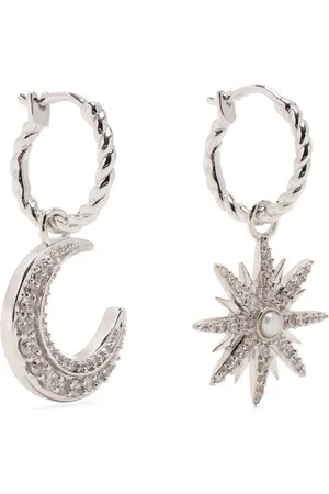 Missoma X Harris Reed Moonlight hoop earrings