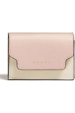 Marni Logo lettering foldover wallet