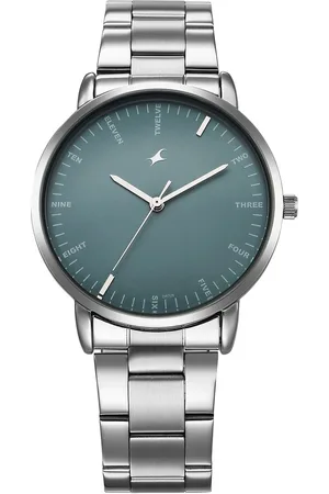 Fastrack Stunners X Quartz Analog Blue Dial Stainless Steel Strap Watch For Guys