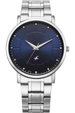 Fastrack Stunners X Quartz Analog Blue Dial Stainless Steel Strap Watch For Guys