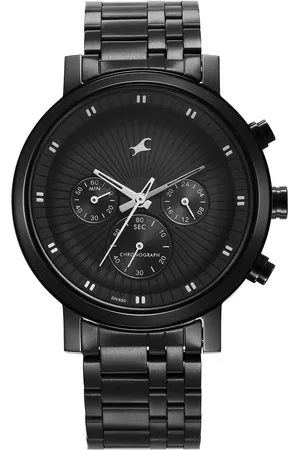Fastrack Kronos Multifunction Dial Stainless Steel Strap Watch for Guys