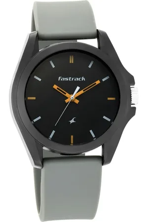 Fastrack Fastfit Quartz Analog Grey Dial Grey Colour Silicone Strap Unisex Watch