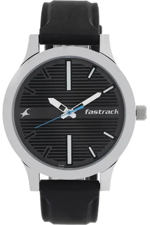 Fastrack Quartz Analog Grey Dial Silicone Strap Watch for Guys
