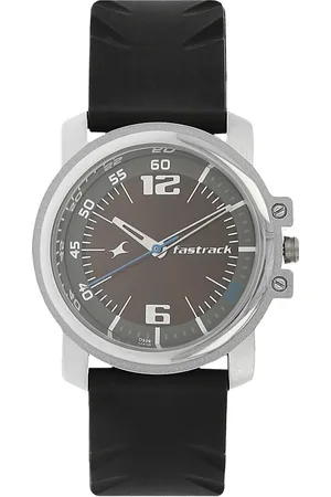 Fastrack Quartz Analog Brown Dial Plastic Strap Watch for Guys