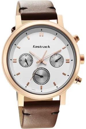 Fastrack Tick Tock White Dial Watch for Guys