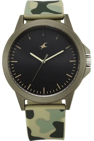 Fastrack Tees Wanderlust Quartz Analog Dial Silicone Strap Watch for Unisex