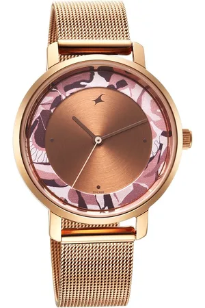 Fastrack Urban Camo Brown Dial Watch for Girls