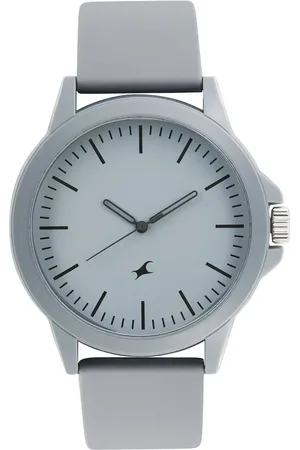 Fastrack The Minimalists Quartz Analog Grey Dial Silicone Strap Unisex Watch