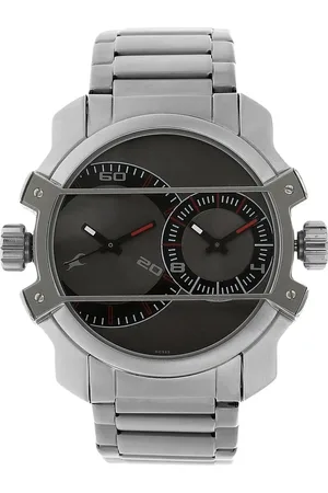 Fastrack Quartz Analog Grey Dial Stainless Steel Strap Watch for Guys